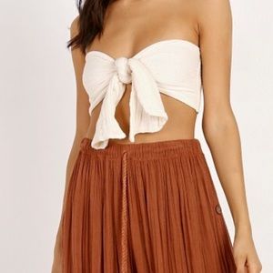 Jen’s Pirate Booty Periyar tie up bandeau top